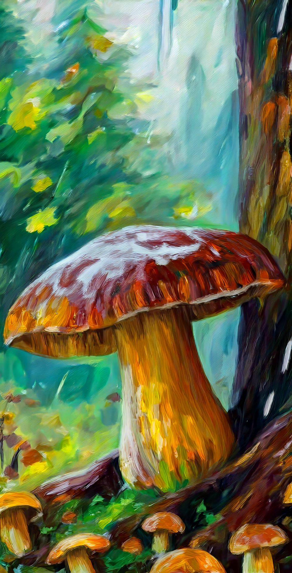 C King Bolete Fungus Series